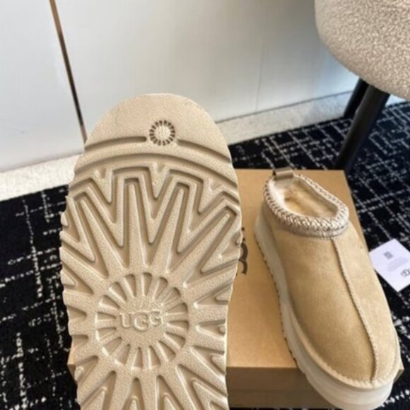 Ugg Tazz Tasman Platform Slippers Beautiful Mustard Seed - Picture 4 of 5